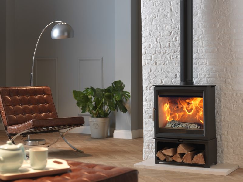 Beacon Fires Cork Stove Wide Logbox